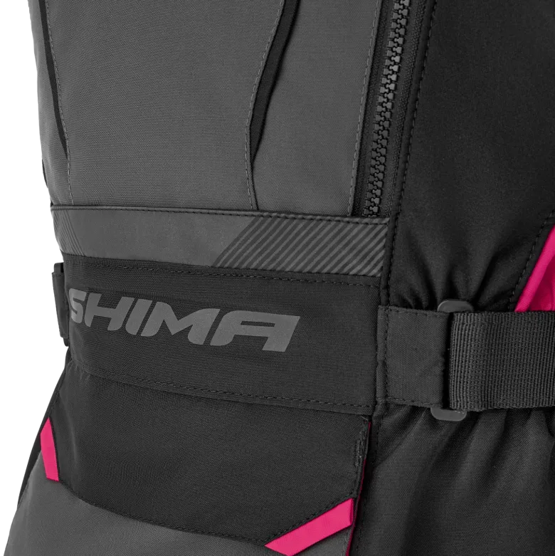 Kurtka tekstylna damska SHIMA HERO 2.0 LADY PINK czarny szary różowy