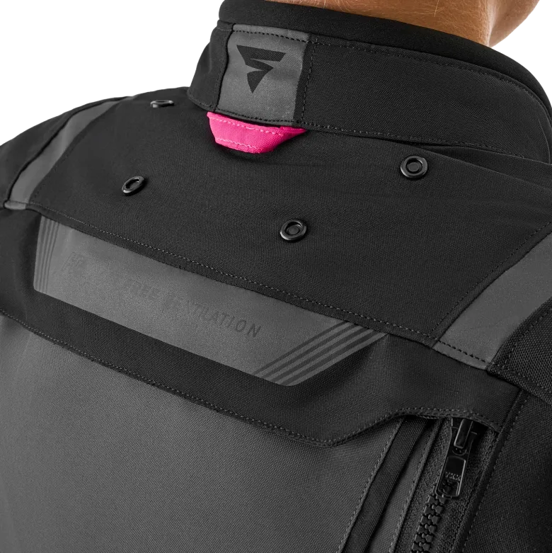 Kurtka tekstylna damska SHIMA HERO 2.0 LADY PINK czarny szary różowy