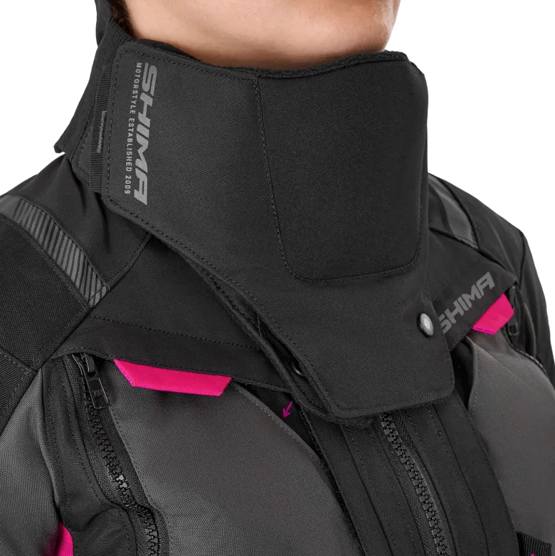 Kurtka tekstylna damska SHIMA HERO 2.0 LADY PINK czarny szary różowy