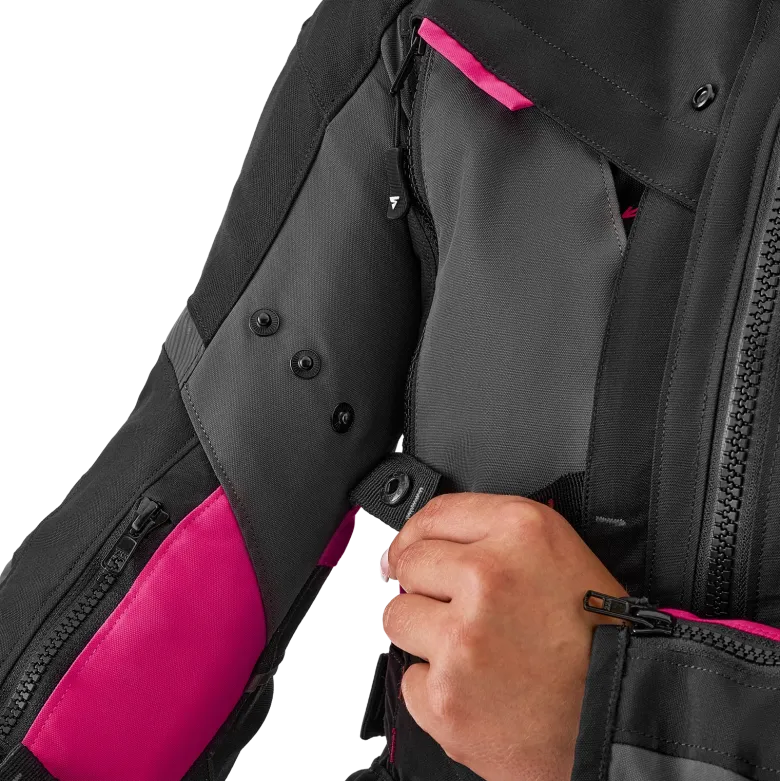 Kurtka tekstylna damska SHIMA HERO 2.0 LADY PINK czarny szary różowy