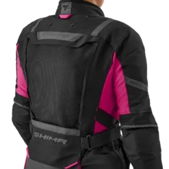 Kurtka tekstylna damska SHIMA HERO 2.0 LADY PINK czarny szary różowy