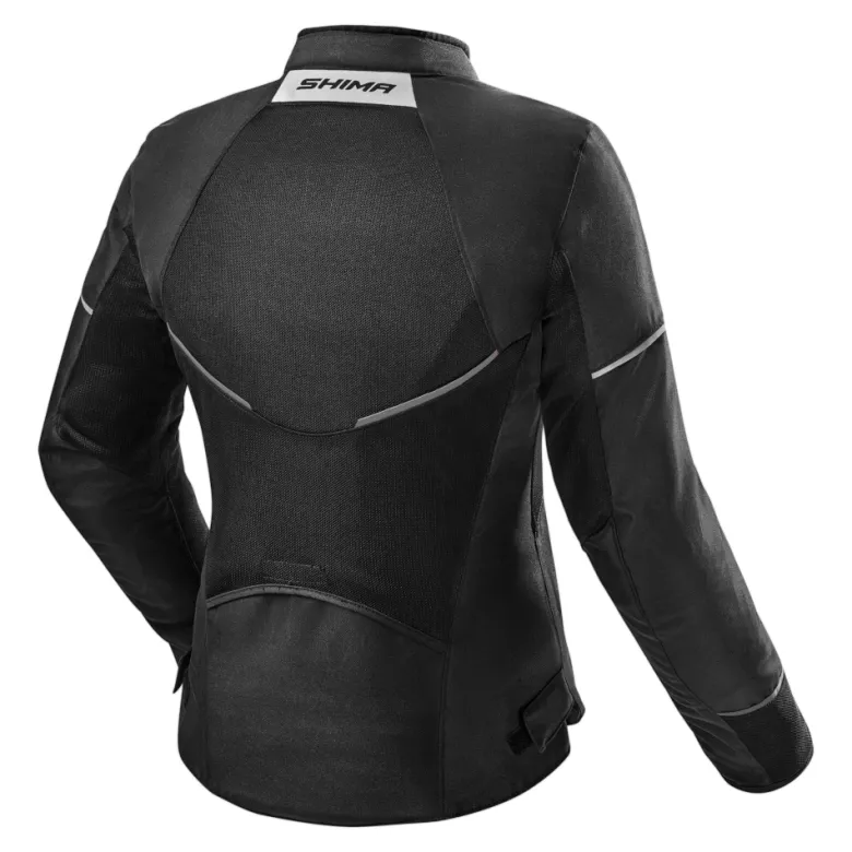 Kurtka tekstylna damska SHIMA X-MESH 2.0 LADY BLACK czarny
