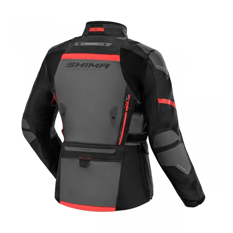 Kurtka tekstylna damska SHIMA DUNE LADY RED czarny szary czerwony