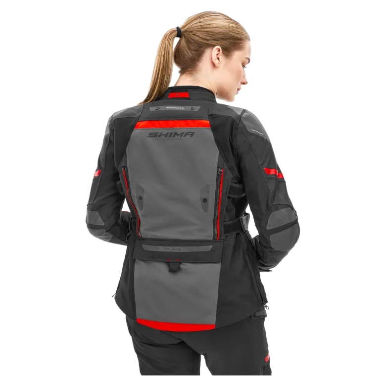 Kurtka tekstylna damska SHIMA DUNE LADY RED czarny szary czerwony