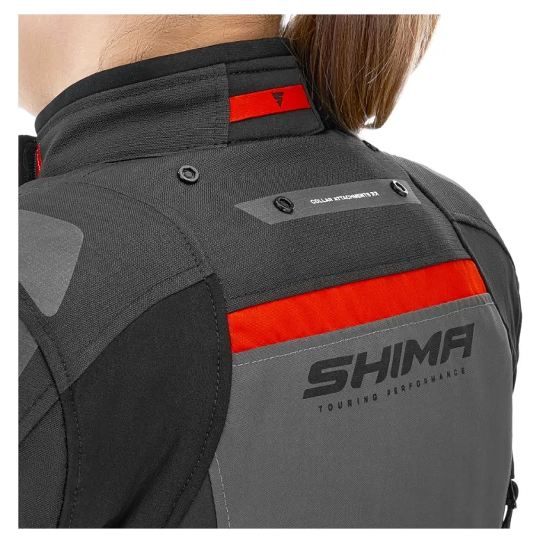Kurtka tekstylna damska SHIMA DUNE LADY RED czarny szary czerwony