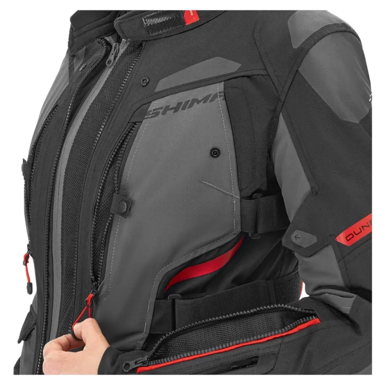 Kurtka tekstylna damska SHIMA DUNE LADY RED czarny szary czerwony