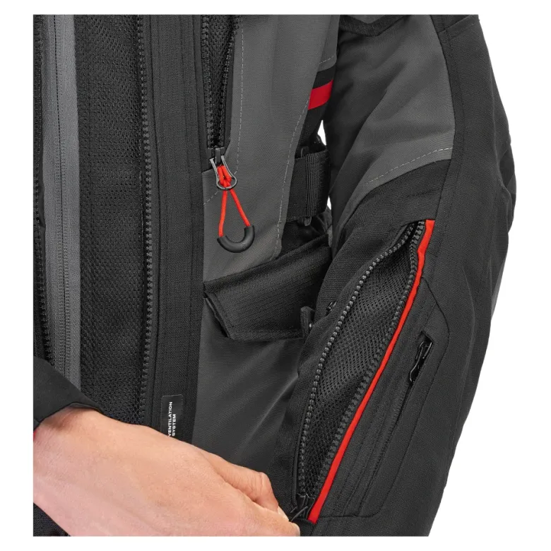 Kurtka tekstylna damska SHIMA DUNE LADY RED czarny szary czerwony