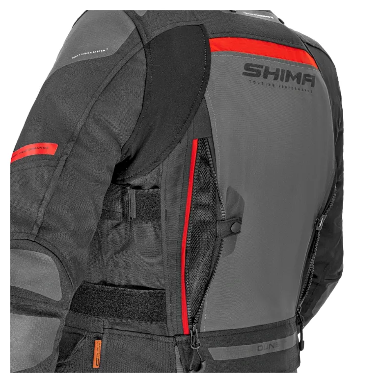 Kurtka tekstylna damska SHIMA DUNE LADY RED czarny szary czerwony