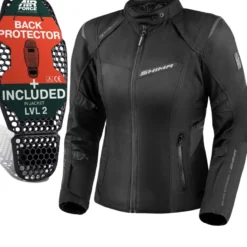 Kurtka tekstylna damska SHIMA RUSH 2.0 LADY BLACK czarny