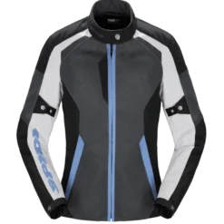 Kurtka tekstylna damska SPIDI TEK NET LADY GRAY/WHITE/PROVENCE szary biały niebieski