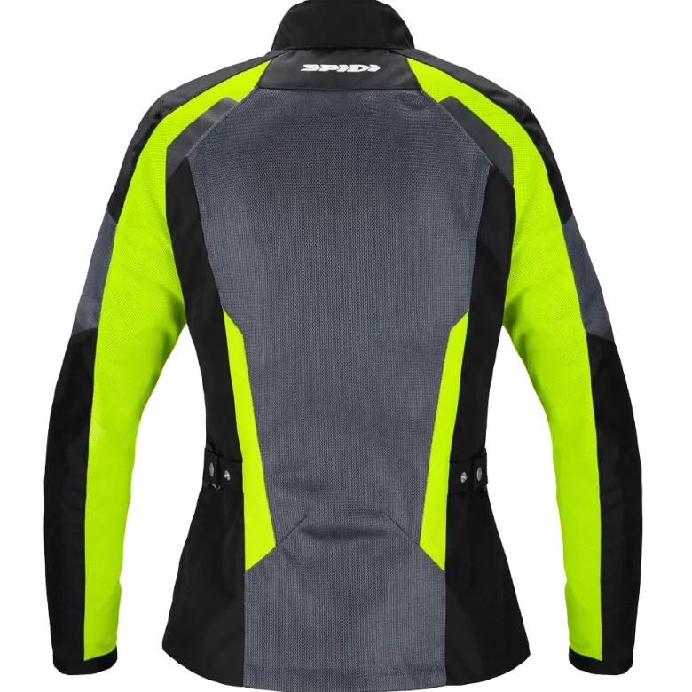 Kurtka tekstylna damska SPIDI TEK NET LADY YELLOW FLUO czarny szary żółty fluo