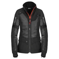 Kurtka tekstylna damska SPIDI NET H2OUT LADY BLACK czarny
