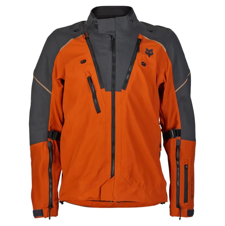 Kurtka tekstylna FOX DEFEND GORE-TEX ADV BURNT pomarańczowy szary