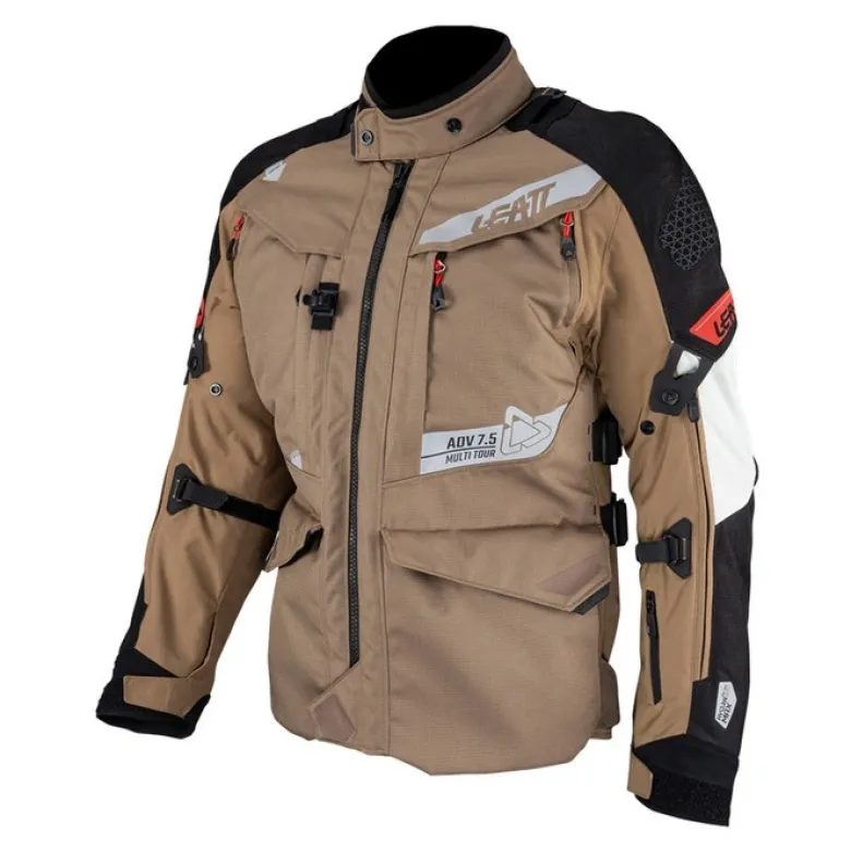 Kurtka tekstylna LEATT ADV MULTITOUR 7.5 DESERT brązowy czarny