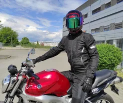 Kurtka tekstylna MOTOID VERTEX MESH BLACK czarny