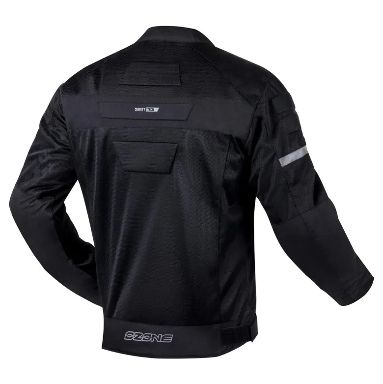 Kurtka tekstylna OZONE DART BLACK czarny
