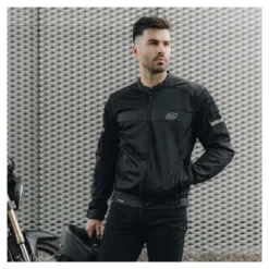 Kurtka tekstylna OZONE DART BLACK czarny