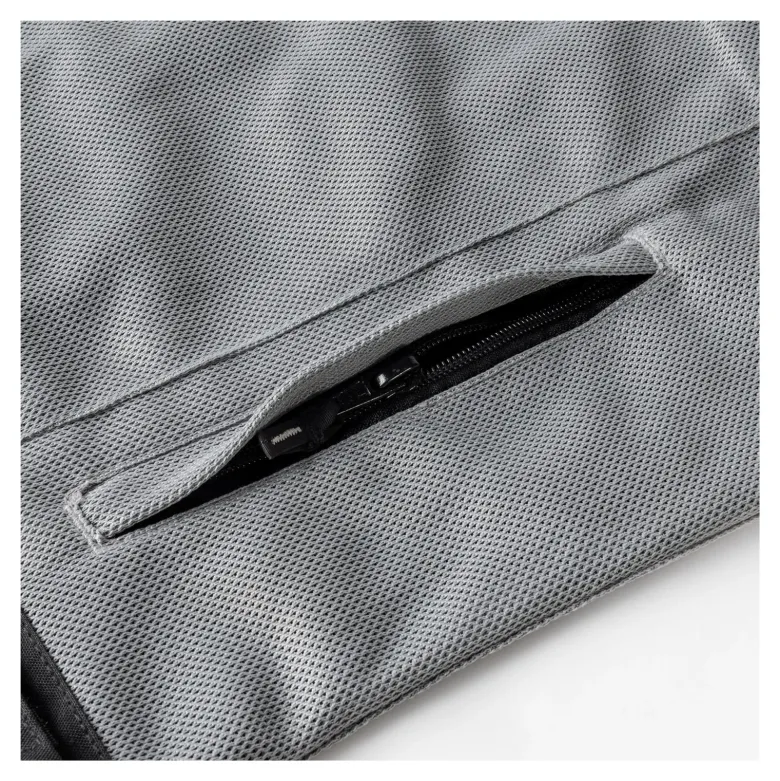Kurtka tekstylna OZONE DART SILVER/BLACK srebrny czarny