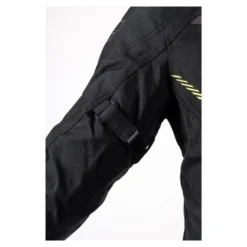 Kurtka tekstylna OZONE DELTA IV BLACK/FLO YELLOW czarny żółty fluo