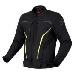 Kurtka tekstylna OZONE DELTA IV BLACK/FLO YELLOW czarny żółty fluo