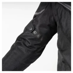 Kurtka tekstylna OZONE FLOW BLACK czarny