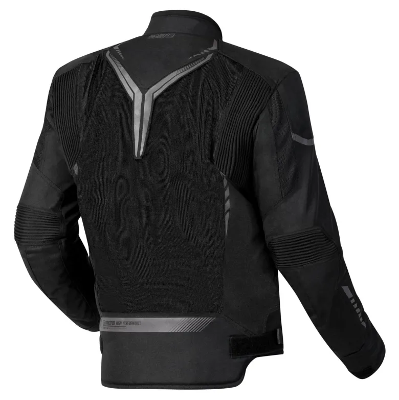 Kurtka tekstylna OZONE FLOW BLACK czarny