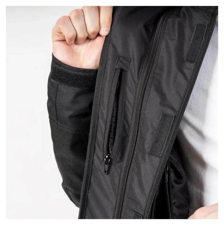 Kurtka tekstylna OZONE FLOW BLACK czarny