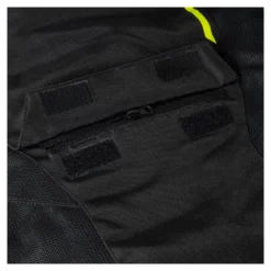 Kurtka tekstylna OZONE JET II BLACK/FLUO YELLOW czarny żółty fluo