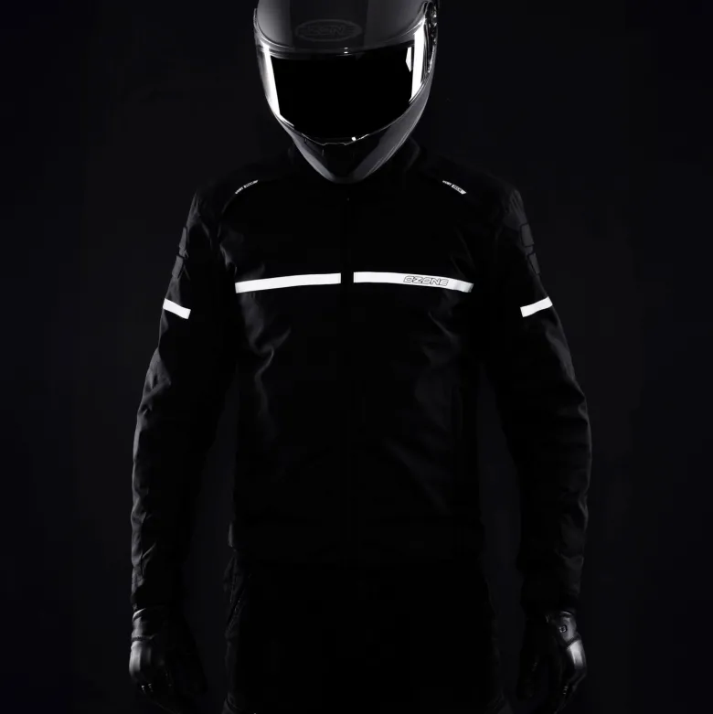 Kurtka tekstylna OZONE RIDER BLACK czarny