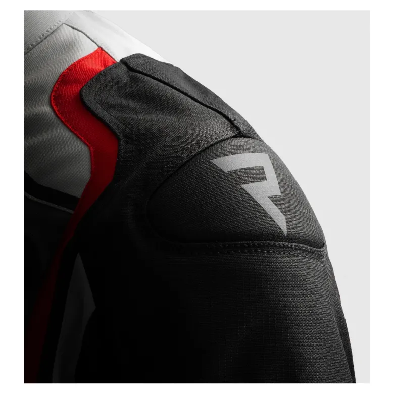 Kurtka tekstylna REBELHORN BORG II BLACK/GREY/RED czarny szary czerwony