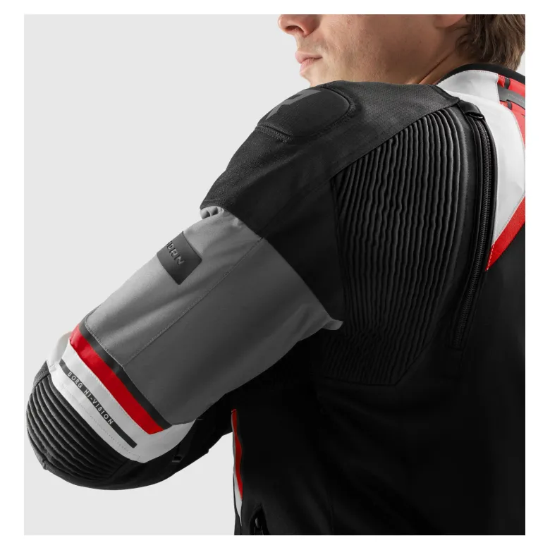 Kurtka tekstylna REBELHORN BORG II BLACK/GREY/RED czarny szary czerwony
