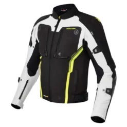 Kurtka tekstylna REBELHORN BORG BLACK/GREY/FLO YELLOW czarny szary żółty fluo