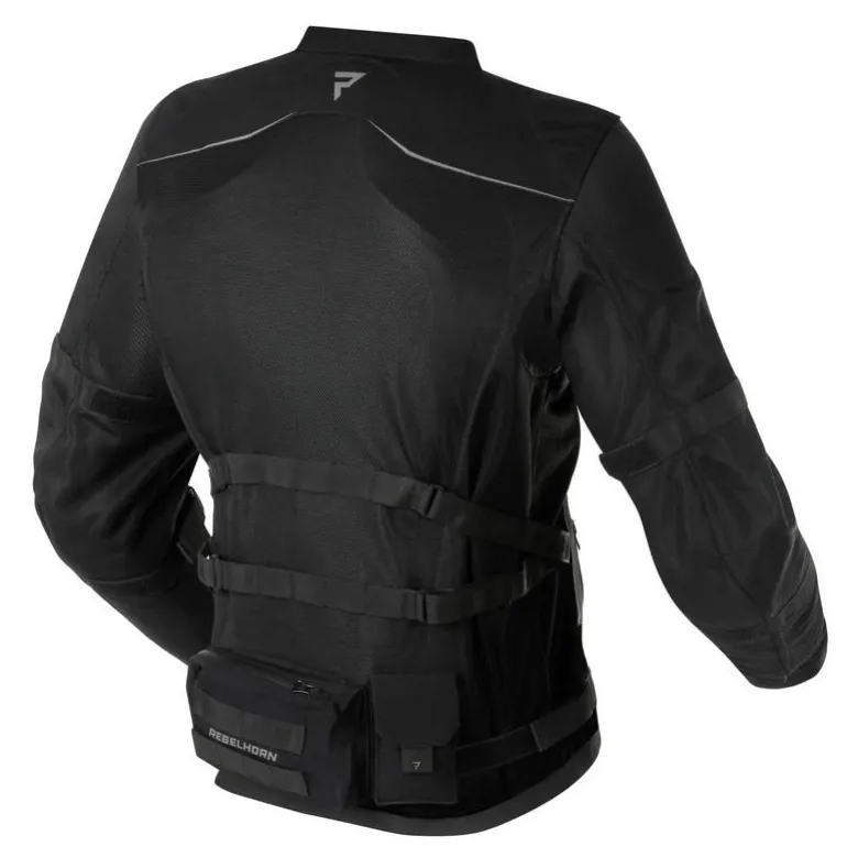 Kurtka tekstylna REBELHORN BRUTALE BLACK czarny
