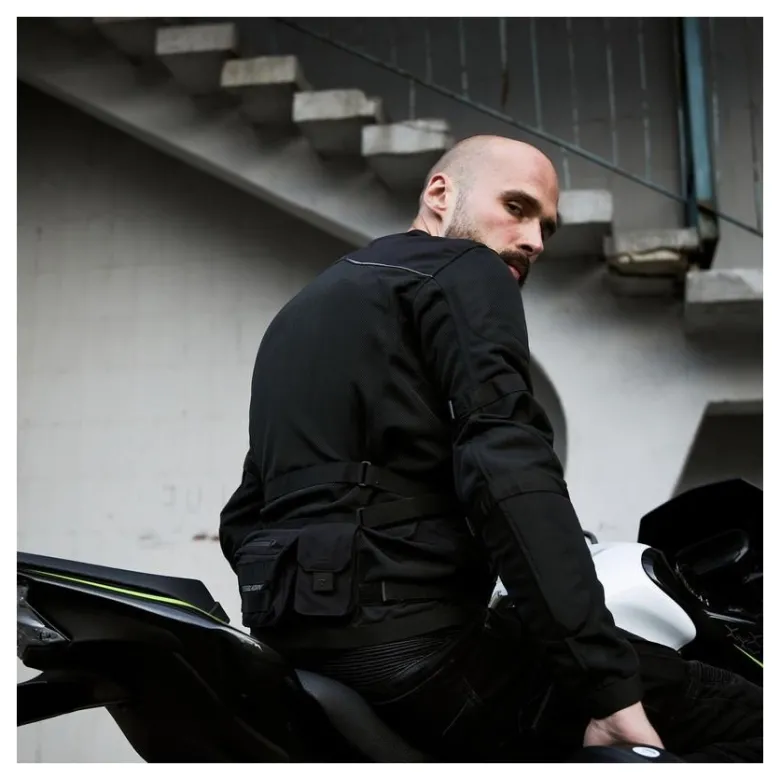 Kurtka tekstylna REBELHORN BRUTALE BLACK czarny