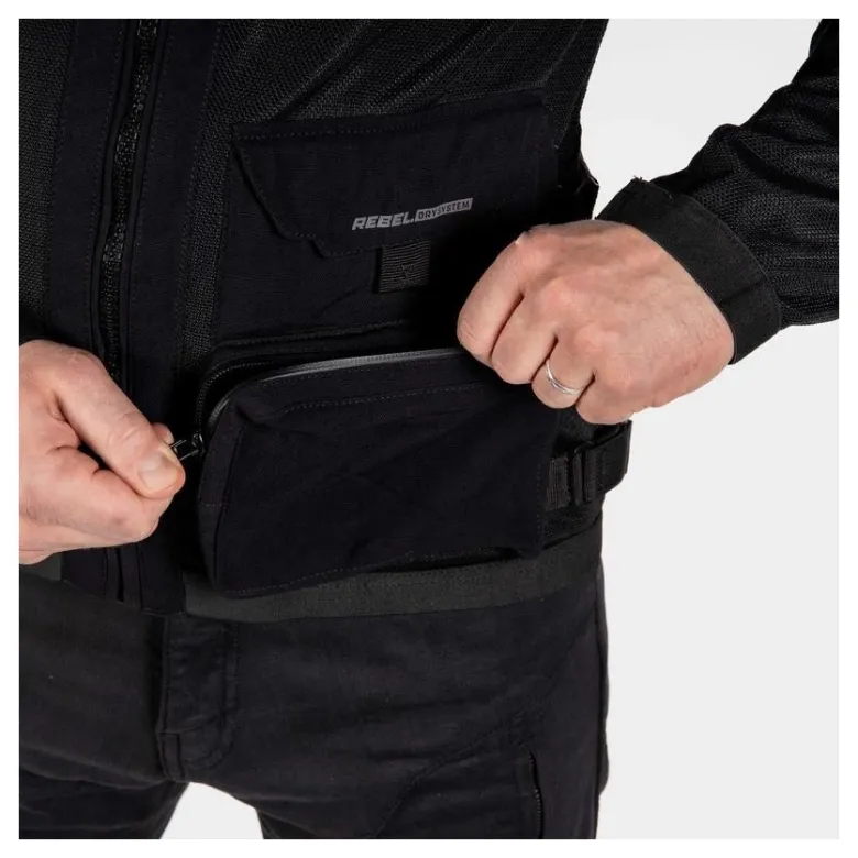 Kurtka tekstylna REBELHORN BRUTALE BLACK czarny