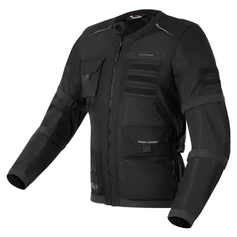 Kurtka tekstylna REBELHORN BRUTALE BLACK czarny