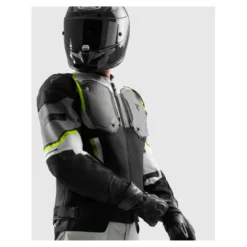 Kurtka tekstylna REBELHORN BORG II BLACK/GREY/FLUO YELLOW czarny szary żółty fluo