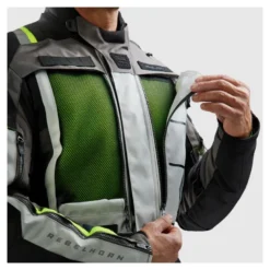 Kurtka tekstylna REBELHORN CUBBY V BLACK/GREY/FLUO YELLOW czarny szary żółty fluo