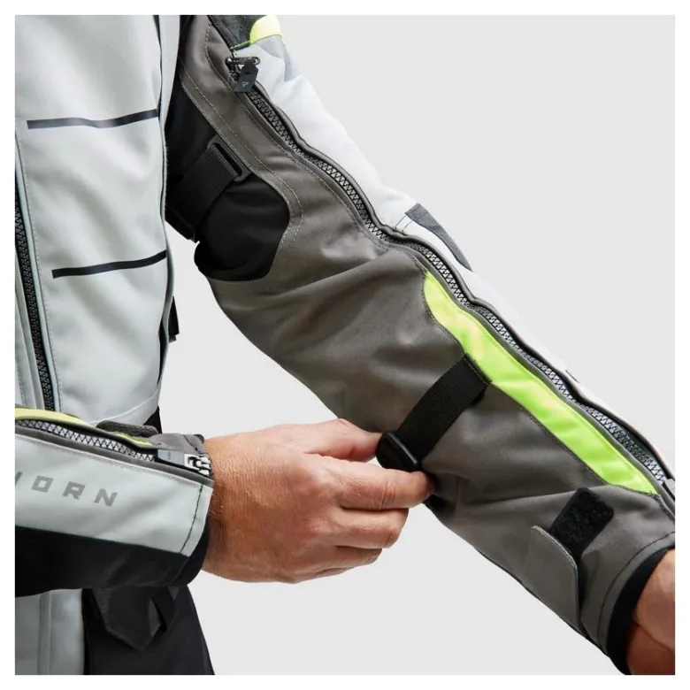 Kurtka tekstylna REBELHORN CUBBY V BLACK/GREY/FLUO YELLOW czarny szary żółty fluo