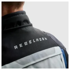 Kurtka tekstylna REBELHORN CUBBY V BLUE/GREY/RED niebieski szary czerwony czarny