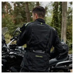 Kurtka tekstylna REBELHORN CUBBY IV BLACK/FLO YELLOW czarny żółty fluo
