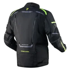 Kurtka tekstylna REBELHORN CUBBY IV BLACK/FLO YELLOW czarny żółty fluo
