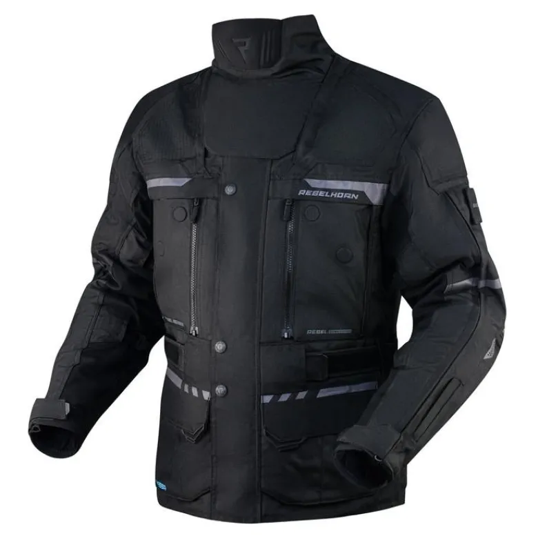 Kurtka tekstylna REBELHORN CUBBY IV BLACK czarny