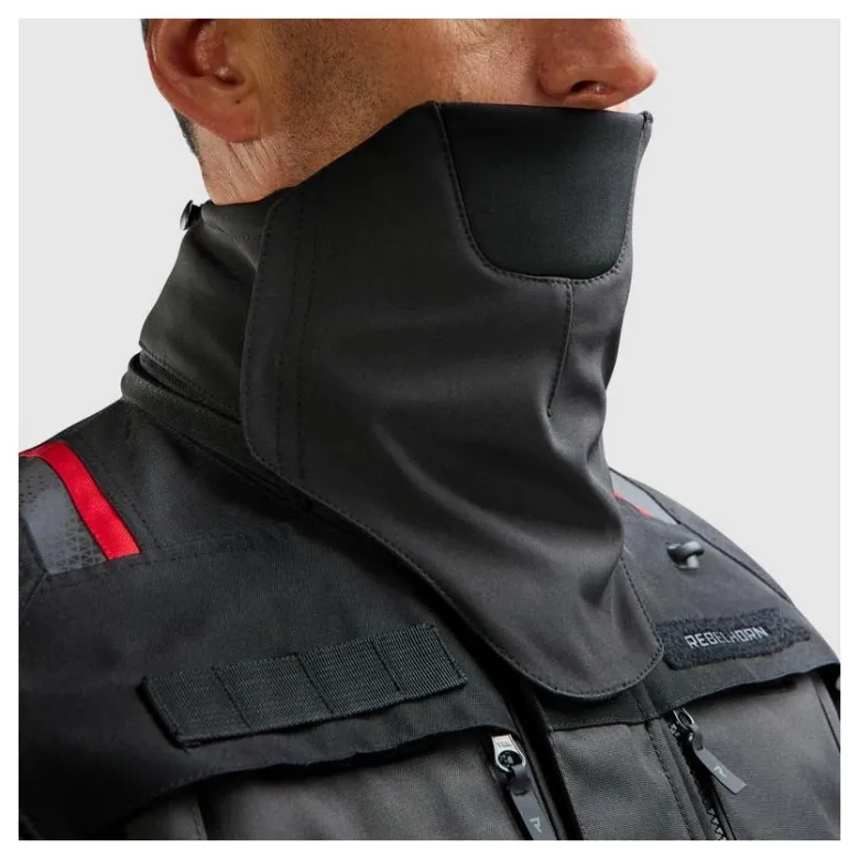 Kurtka tekstylna REBELHORN CUBBY V BLACK/ANTHRACITE/RED czarny grafitowy czerwony
