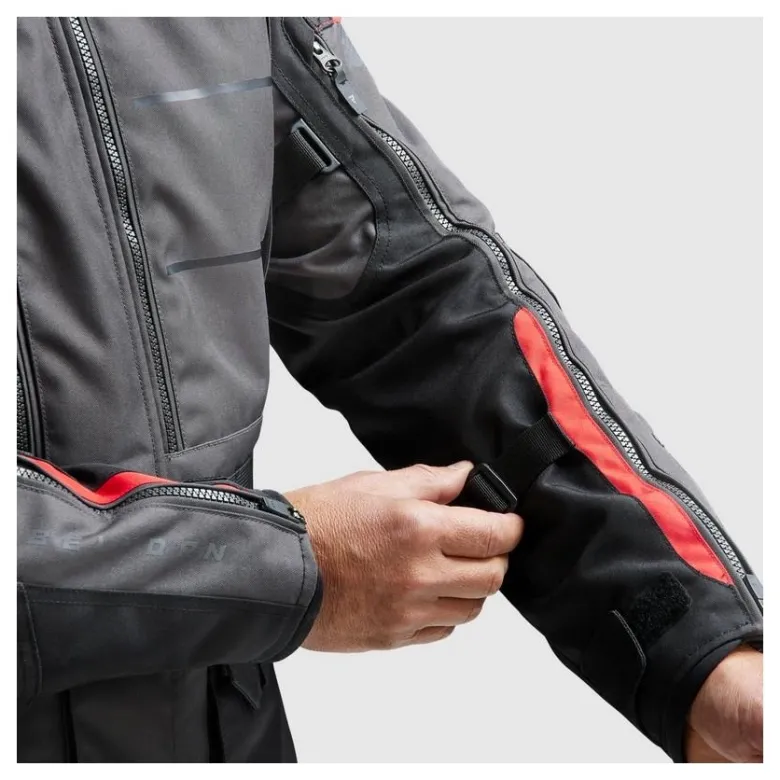 Kurtka tekstylna REBELHORN CUBBY V BLACK/ANTHRACITE/RED czarny grafitowy czerwony