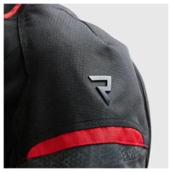 Kurtka tekstylna REBELHORN CUBBY V BLACK/ANTHRACITE/RED czarny grafitowy czerwony