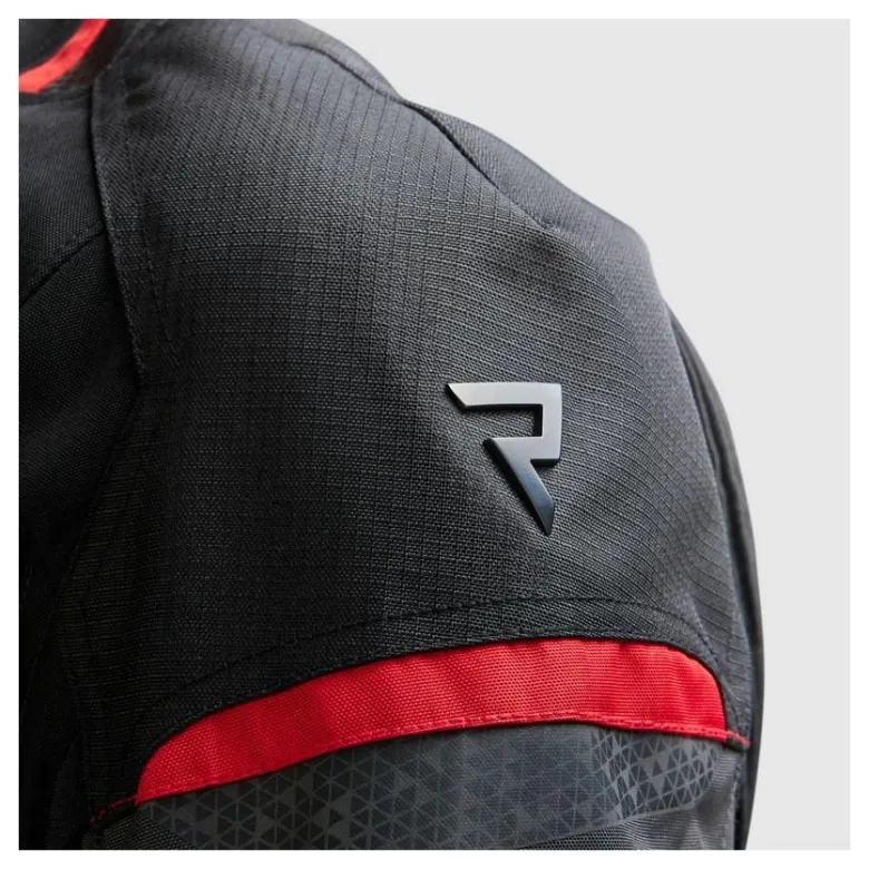 Kurtka tekstylna REBELHORN CUBBY V BLACK/ANTHRACITE/RED czarny grafitowy czerwony