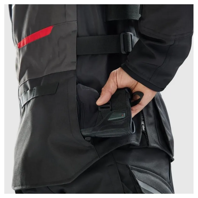 Kurtka tekstylna REBELHORN CUBBY V BLACK/ANTHRACITE/RED czarny grafitowy czerwony