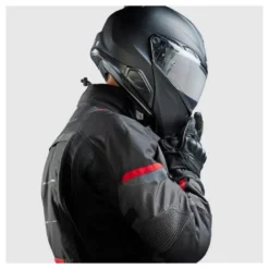 Kurtka tekstylna REBELHORN CUBBY V BLACK/ANTHRACITE/RED czarny grafitowy czerwony