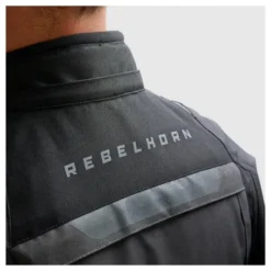 Kurtka tekstylna REBELHORN CUBBY V BLACK/ANTHRACITE/RED czarny grafitowy czerwony